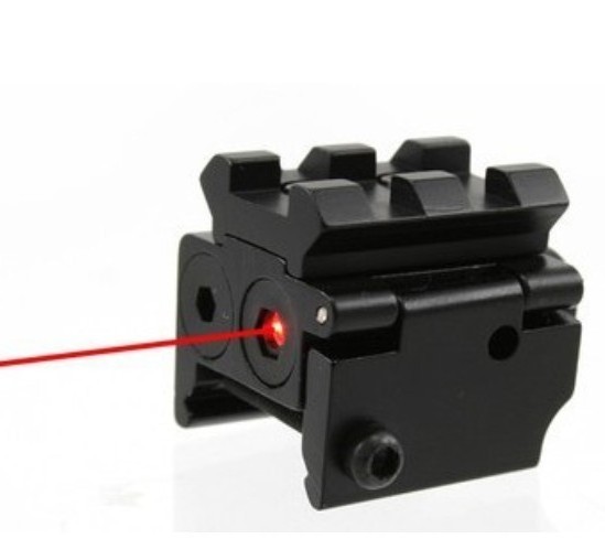 Tactical Tactical Micro Red Laser Pointer with Extended Top Rail